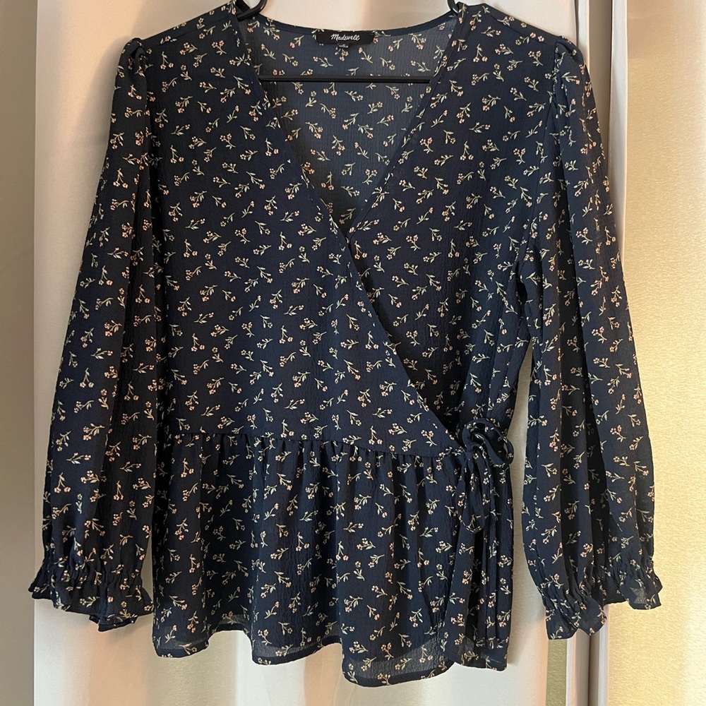 Madewell Floral Top